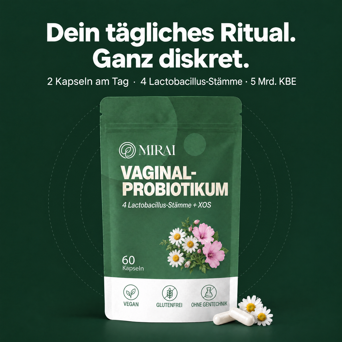 Mirai Vaginal-Probiotikum Kapseln