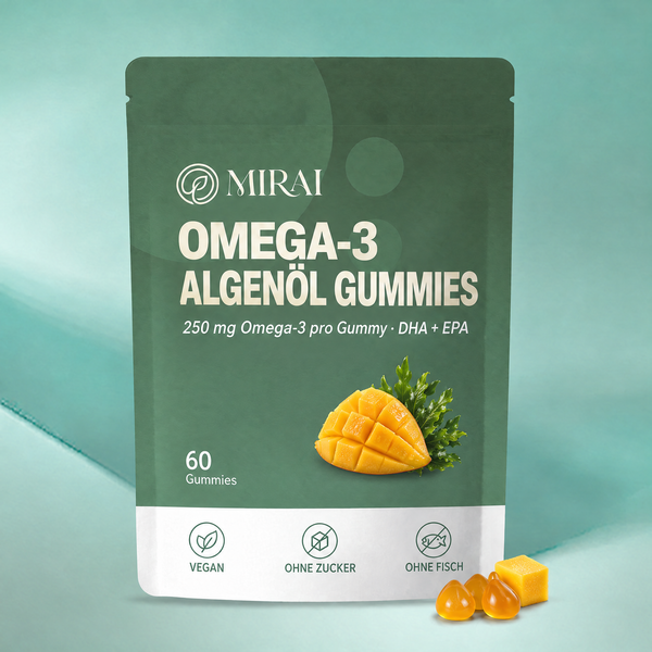 Mirai Omega-3 Algenöl Gummies