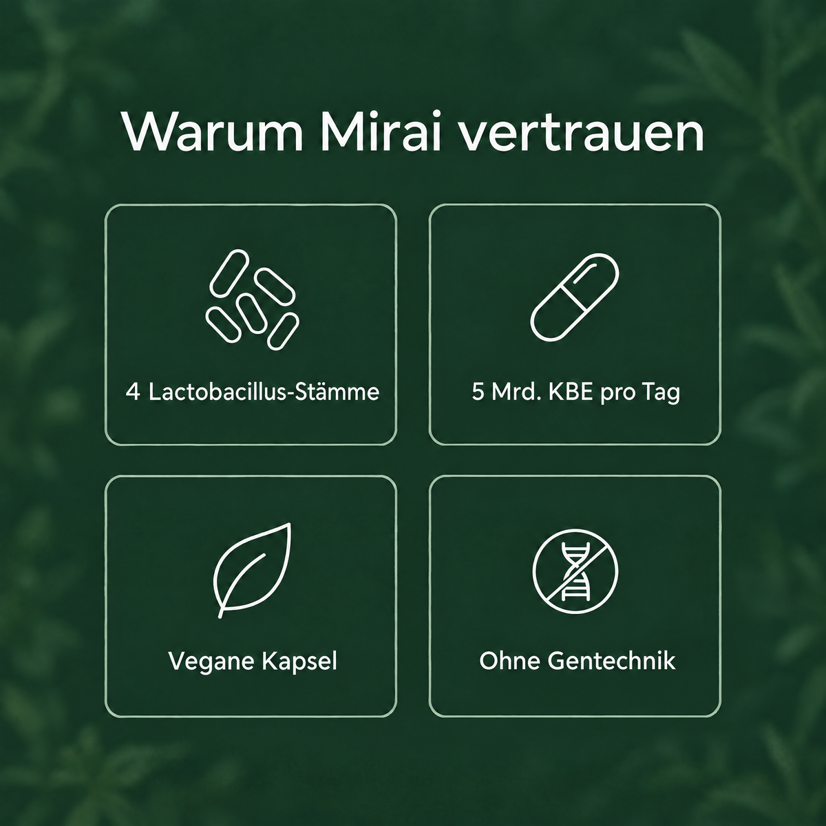 Mirai Vaginal-Probiotikum Kapseln